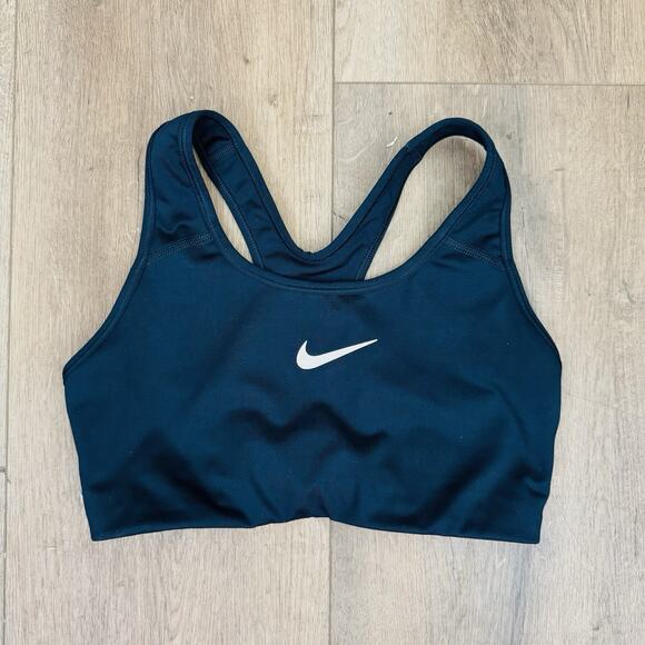 Nike Dri Fit Black Sports Bra Women’s Size M - Picture 1 of 4